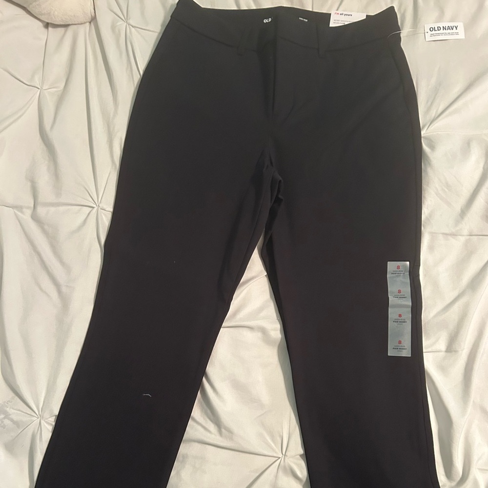 Black old navy work pants